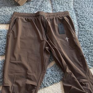 NWT…Three Nails Men's Brown Arhletic Joggers